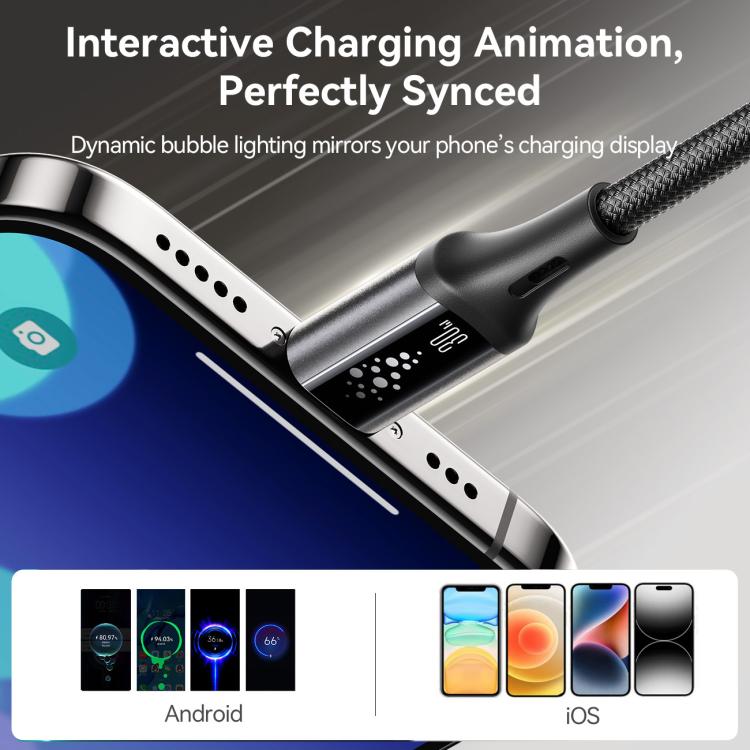 JOYROOM S-A60 StarTalk Series 30W Type-C to 8 Pin Fast Charging Data Cable, Length: 1.2m