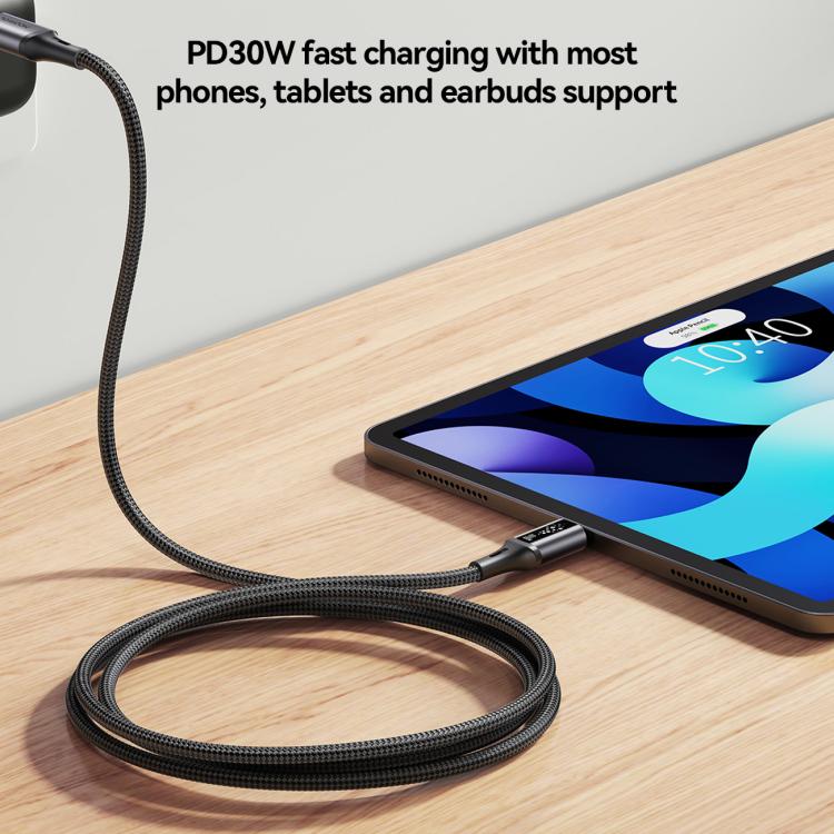 JOYROOM S-A60 StarTalk Series 30W Type-C to 8 Pin Fast Charging Data Cable, Length: 1.2m