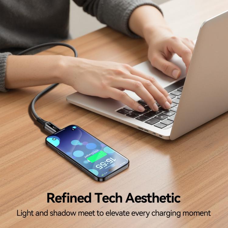 JOYROOM S-A60 StarTalk Series 30W Type-C to 8 Pin Fast Charging Data Cable, Length: 1.2m