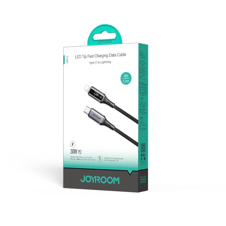 JOYROOM S-A60 StarTalk Series 30W Type-C to 8 Pin Fast Charging Data Cable, Length: 1.2m