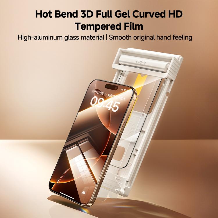 2pcs / Pack REMAX Hot Bending 3D Full Glue HD Tempered Glass Film