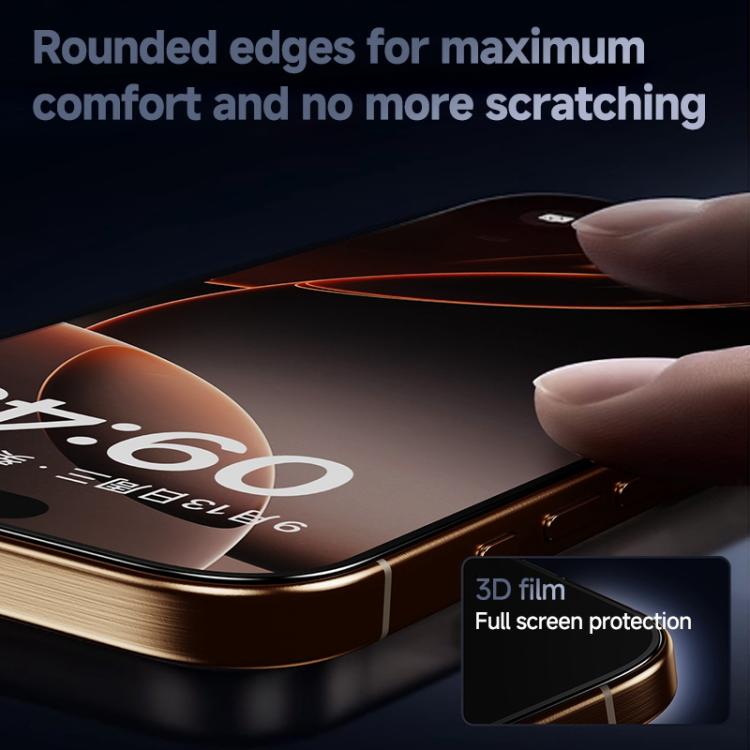 2pcs / Pack REMAX Hot Bending 3D Full Glue HD Tempered Glass Film