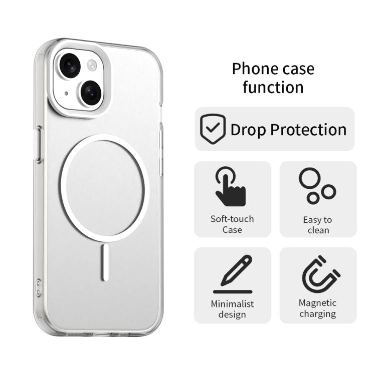 Candy Fine Circle Magsafe PC Hybrid TPU Phone Case