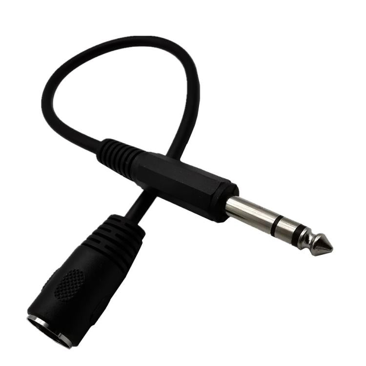 6.35mm Audio Plug to MIDI 5 Pin Audio Adapter Cable, Length: 0.3m