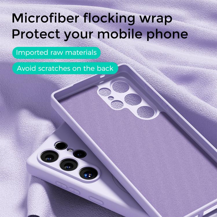 ABEEL Skin-friendly Feel Magsafe Liquid Silicone Phone Case, For Samsung Galaxy S24 FE 5G, For Samsung Galaxy S24 Ultra 5G, For Samsung Galaxy S24+ 5G, For Samsung Galaxy S24 5G