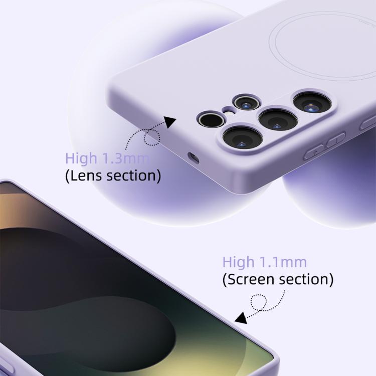 ABEEL Skin-friendly Feel Magsafe Liquid Silicone Phone Case, For Samsung Galaxy S24 FE 5G, For Samsung Galaxy S24 Ultra 5G, For Samsung Galaxy S24+ 5G, For Samsung Galaxy S24 5G