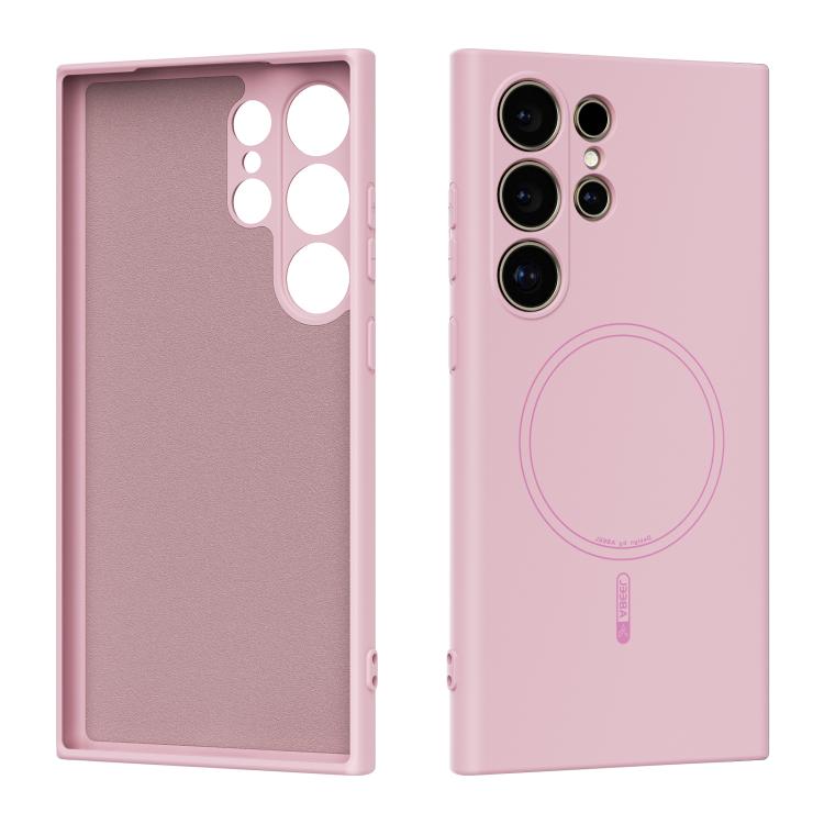 ABEEL Skin-friendly Feel Magsafe Liquid Silicone Phone Case, For Samsung Galaxy S24 FE 5G, For Samsung Galaxy S24 Ultra 5G, For Samsung Galaxy S24+ 5G, For Samsung Galaxy S24 5G
