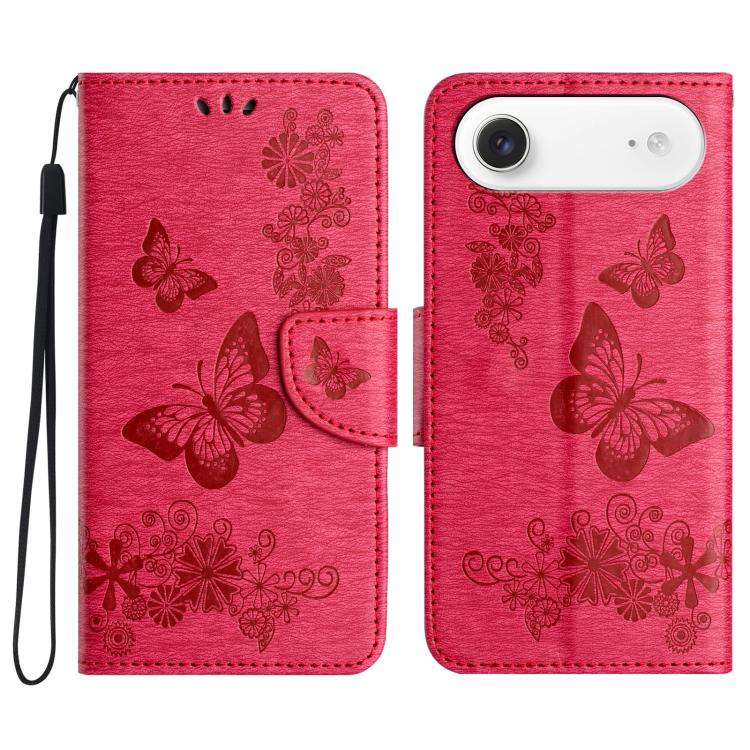 Butterfly Embossed Flip Leather Phone Case