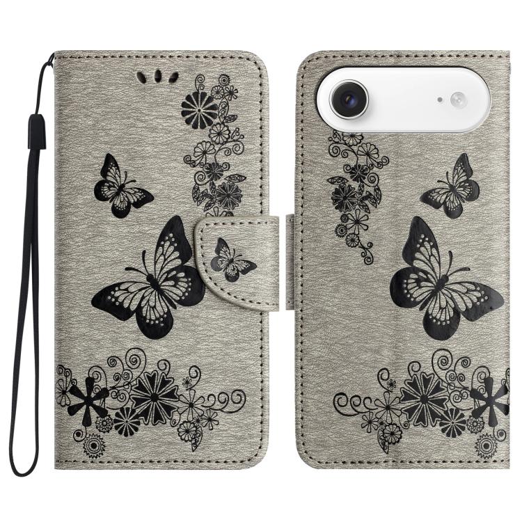 Butterfly Embossed Flip Leather Phone Case