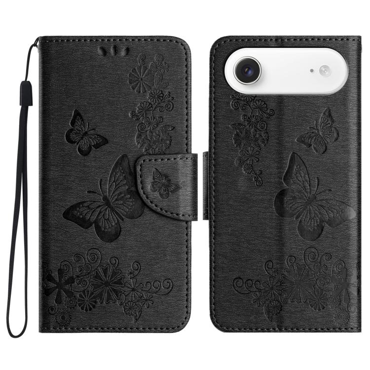 Butterfly Embossed Flip Leather Phone Case