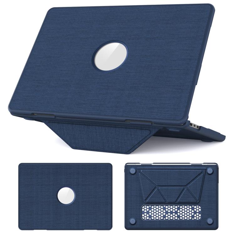 Fabric Texture Pro Magnetic Holder Laptop Protective Case