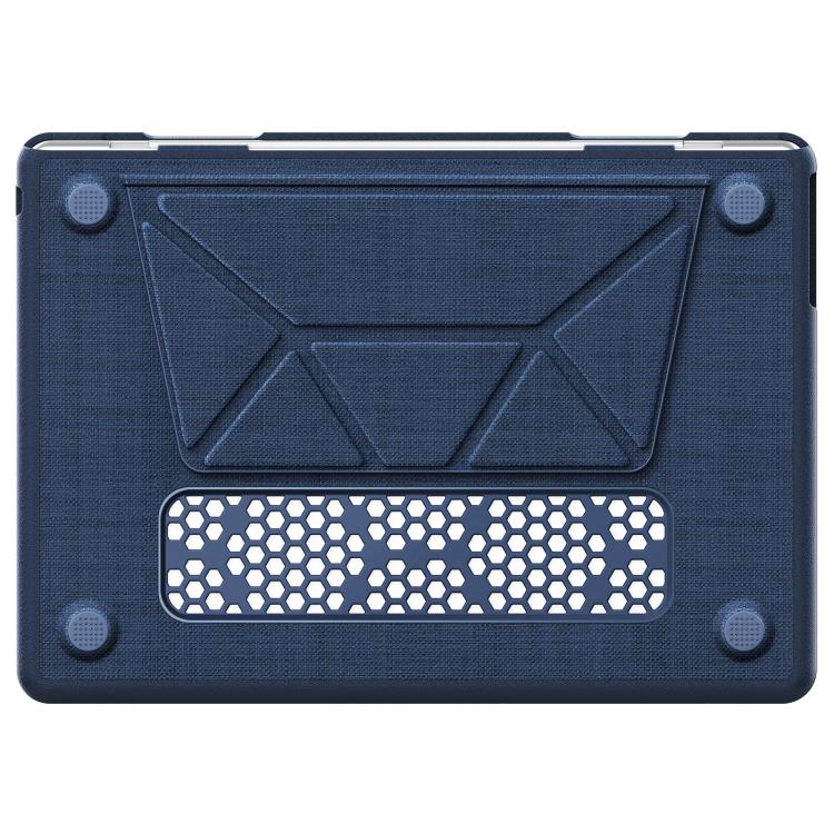 Fabric Texture Pro Magnetic Holder Laptop Protective Case