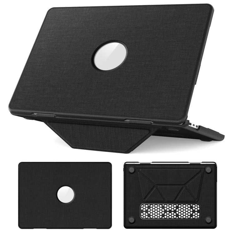 Fabric Texture Pro Magnetic Holder Laptop Protective Case