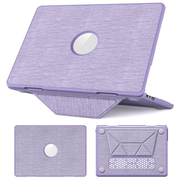 Fabric Texture Pro Magnetic Holder Laptop Protective Case