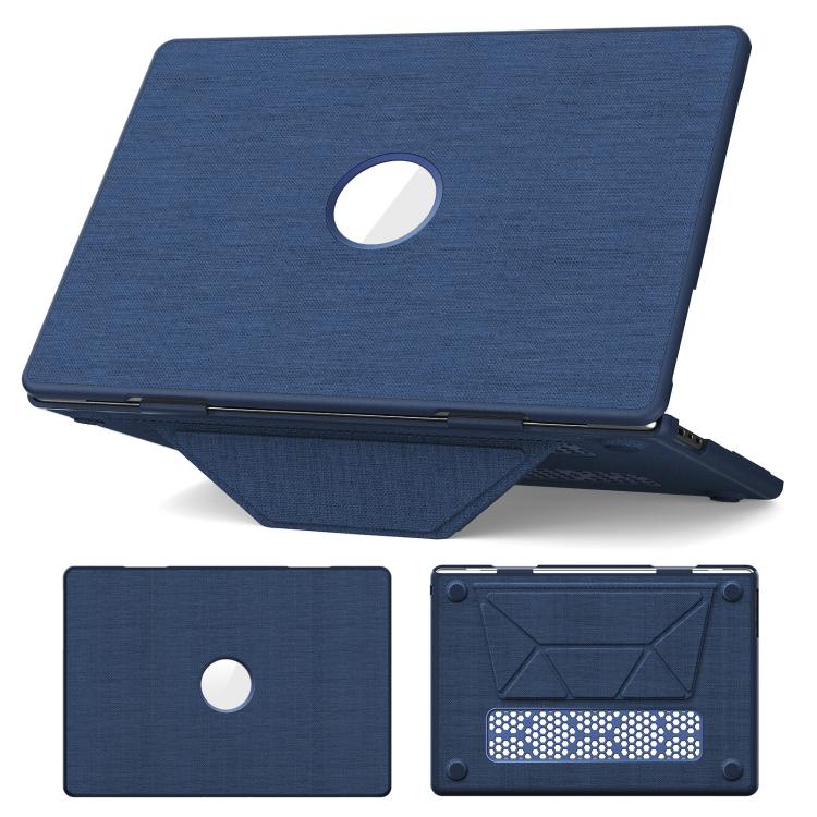 Fabric Texture Pro Magnetic Holder Laptop Protective Case