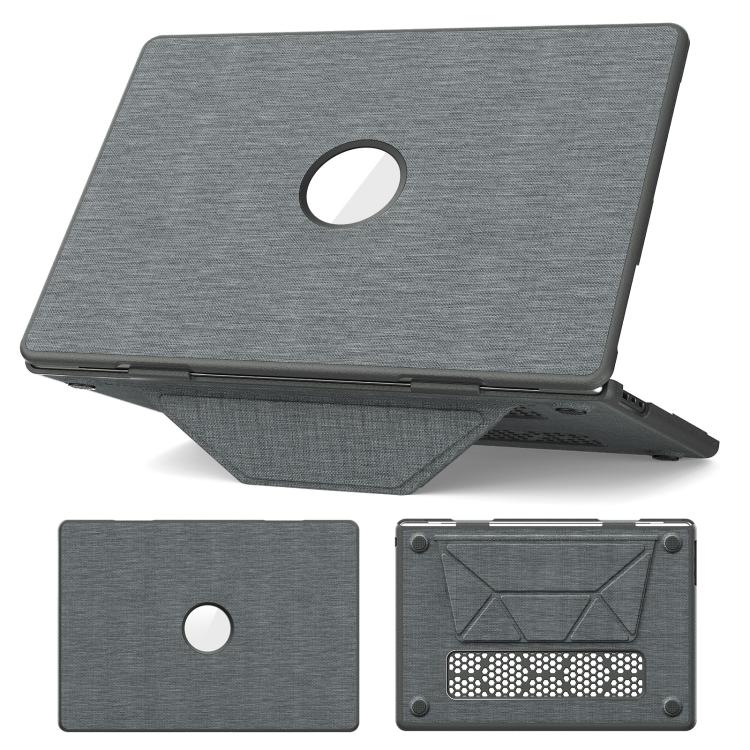 Fabric Texture Pro Magnetic Holder Laptop Protective Case