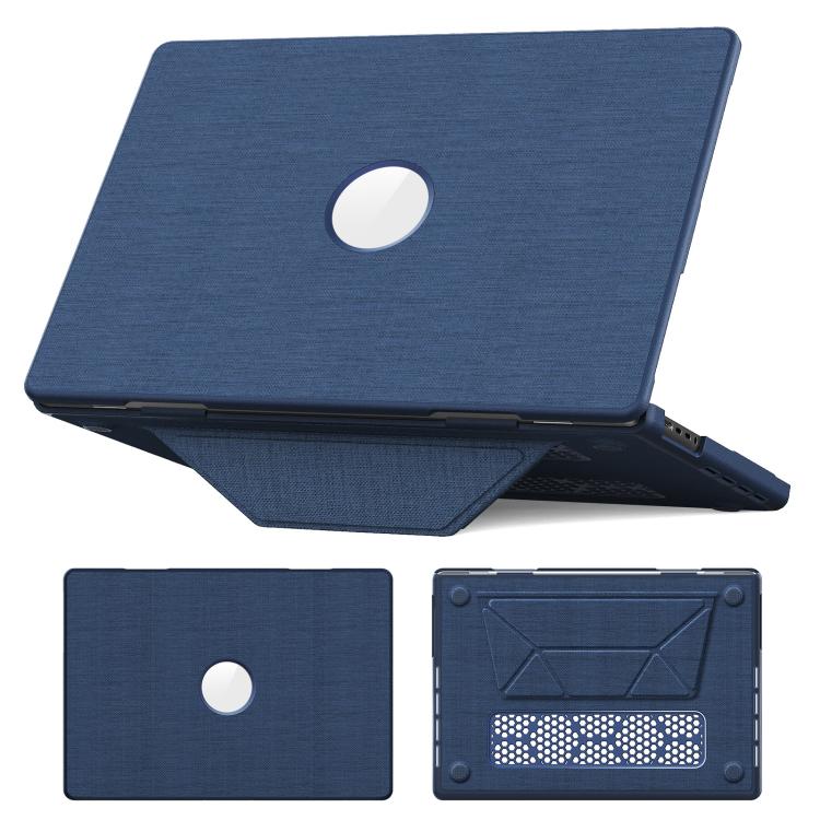 Fabric Texture Pro Magnetic Holder Laptop Protective Case