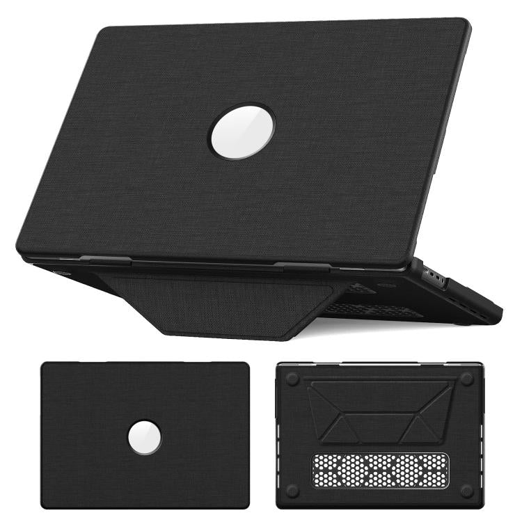 Fabric Texture Pro Magnetic Holder Laptop Protective Case