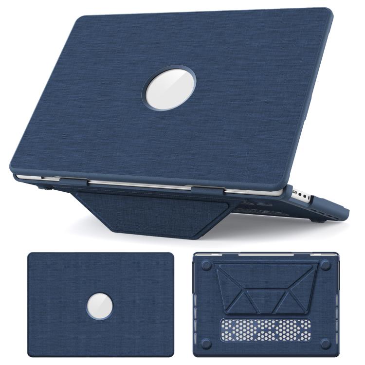 Fabric Texture Pro Magnetic Holder Laptop Protective Case