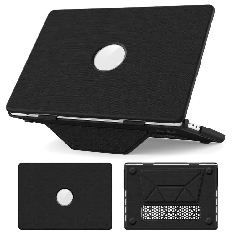Fabric Texture Pro Magnetic Holder Laptop Protective Case