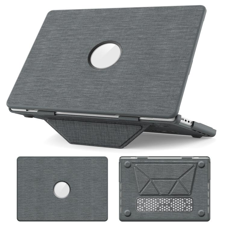 Fabric Texture Pro Magnetic Holder Laptop Protective Case