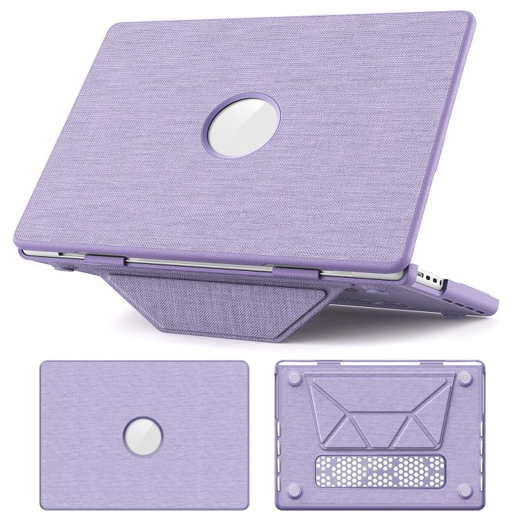 Fabric Texture Pro Magnetic Holder Laptop Protective Case
