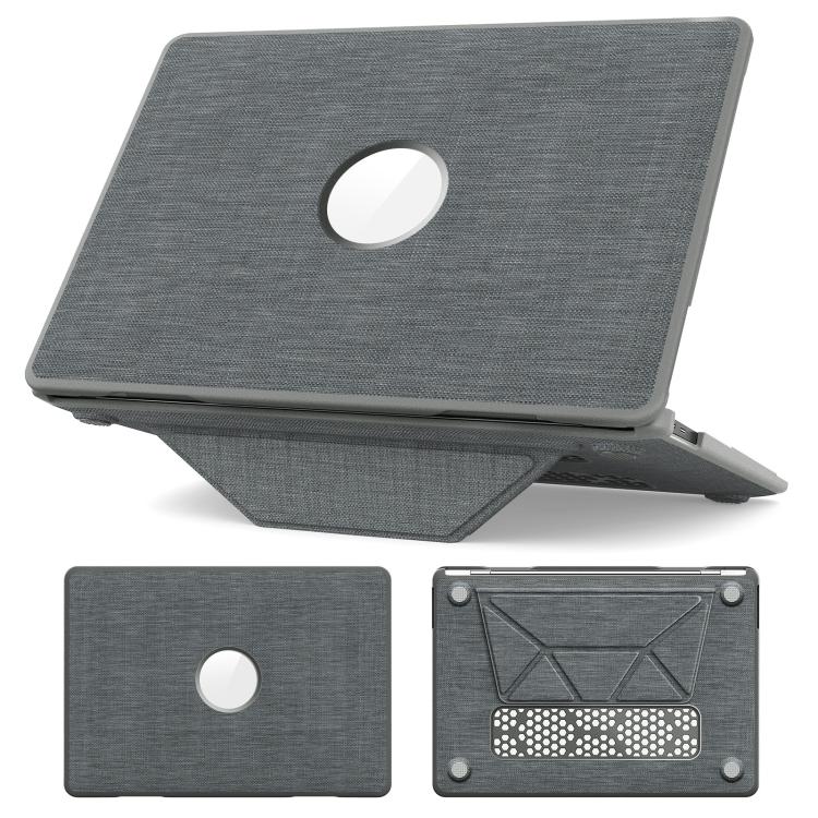 Fabric Texture Pro Magnetic Holder Laptop Protective Case