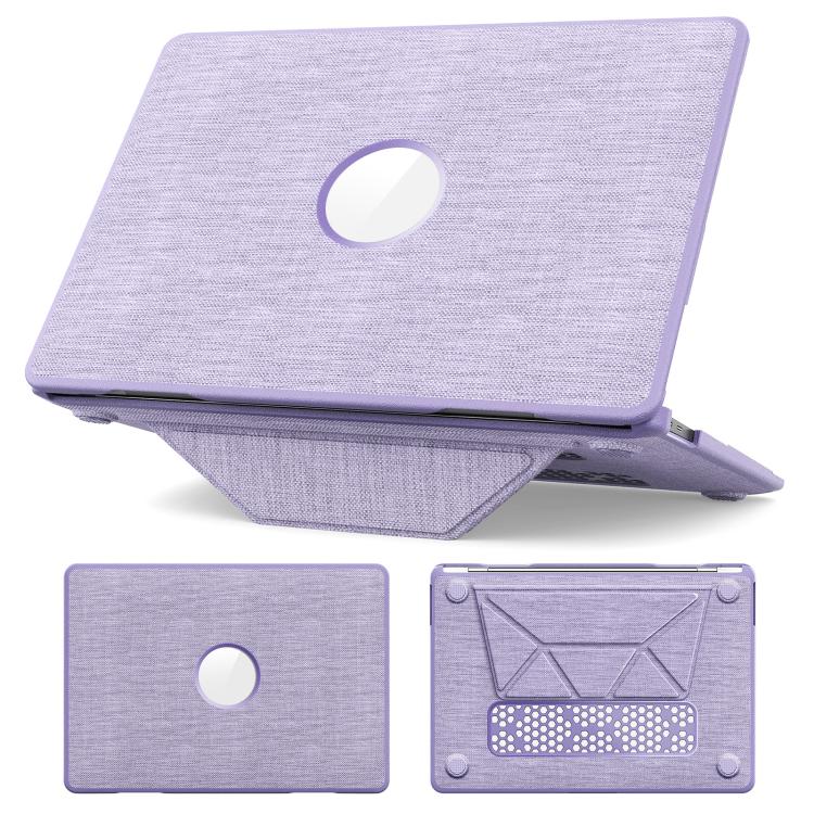 Fabric Texture Pro Magnetic Holder Laptop Protective Case