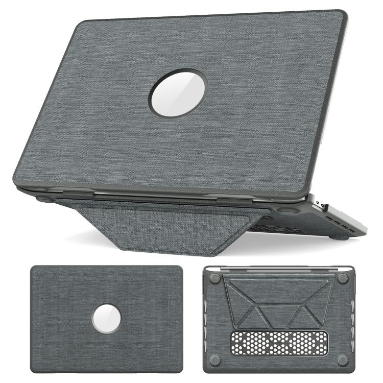 Fabric Texture Pro Magnetic Holder Laptop Protective Case