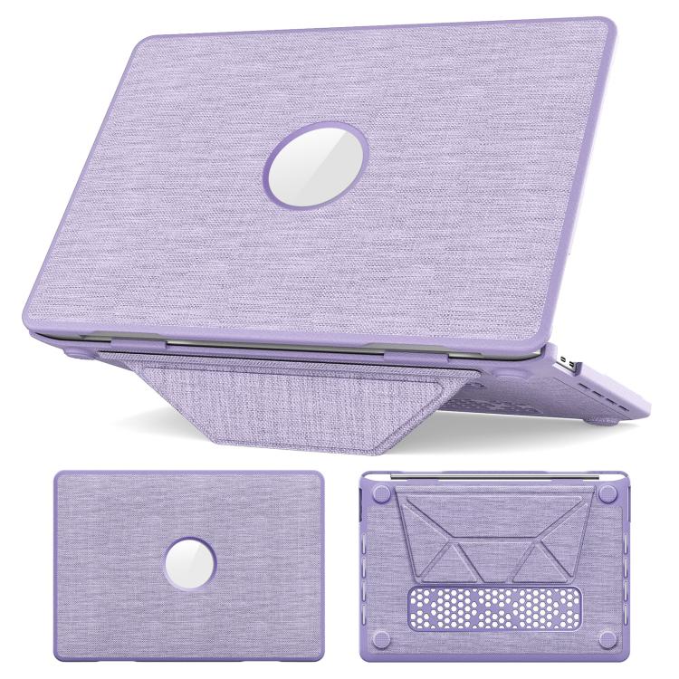 Fabric Texture Pro Magnetic Holder Laptop Protective Case