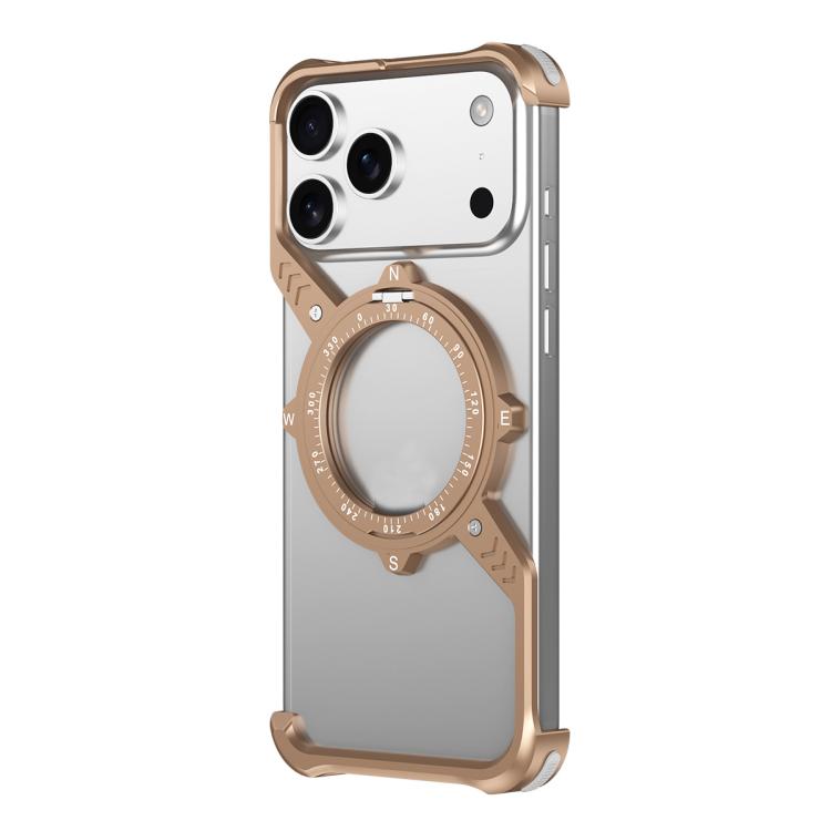 S Shaped 360 Holder Airbag Frameless MagSafe Metal Phone Case