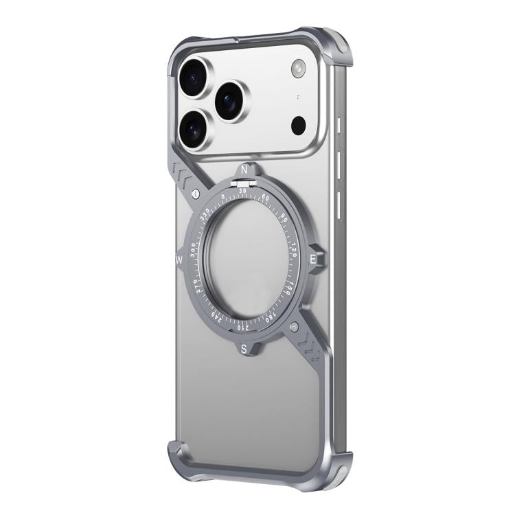 S Shaped 360 Holder Airbag Frameless MagSafe Metal Phone Case