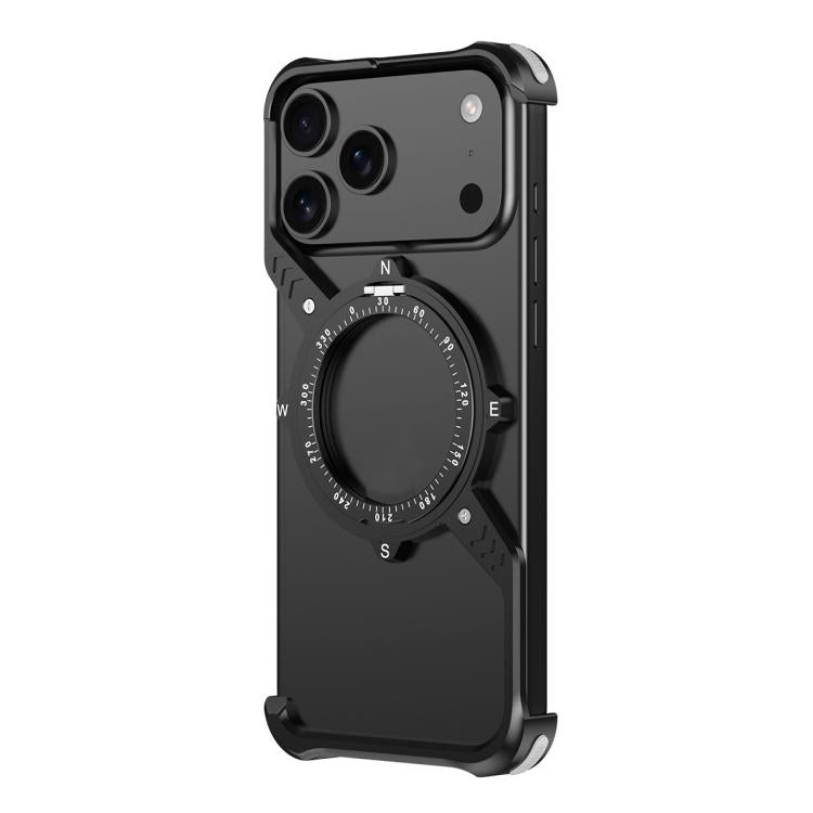 S Shaped 360 Holder Airbag Frameless MagSafe Metal Phone Case