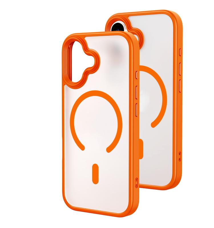 Oil-spray Skin Feel MagSafe PC Hybrid TPU Phone Case