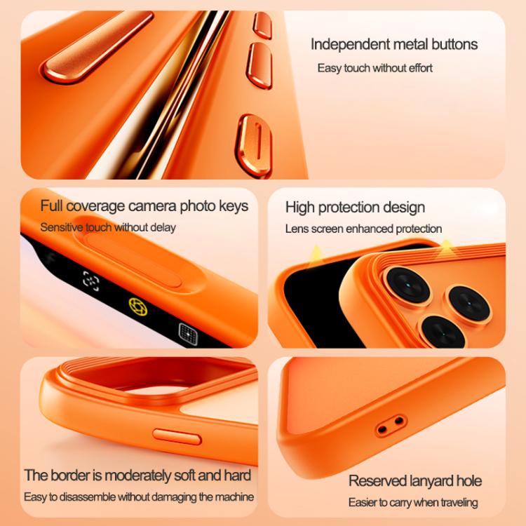 Oil-spray Skin Feel MagSafe PC Hybrid TPU Phone Case