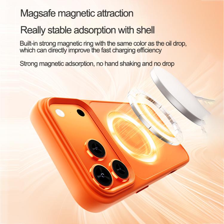 Oil-spray Skin Feel MagSafe PC Hybrid TPU Phone Case