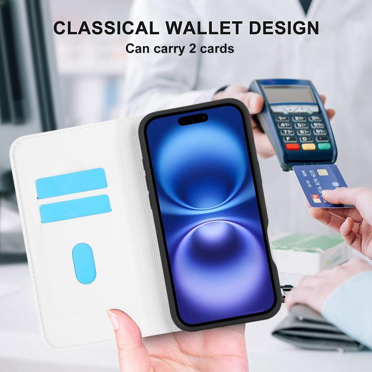 Rhombic MagSafe RFID Anti-Theft Wallet Leather Phone Case