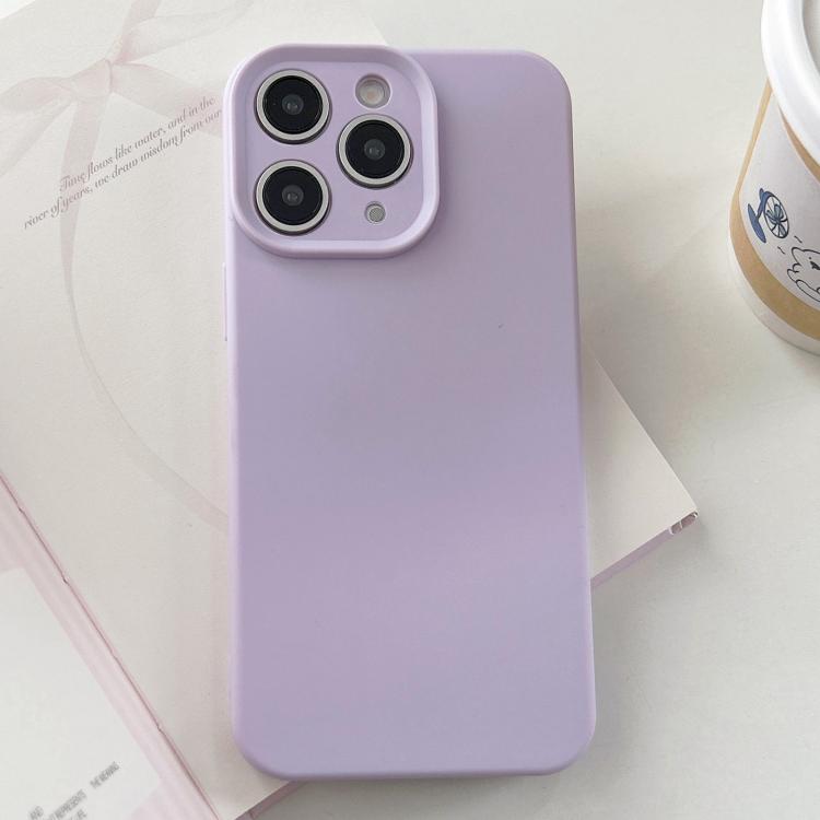 Precision Hole Camera Frame Solid Color Phone Case