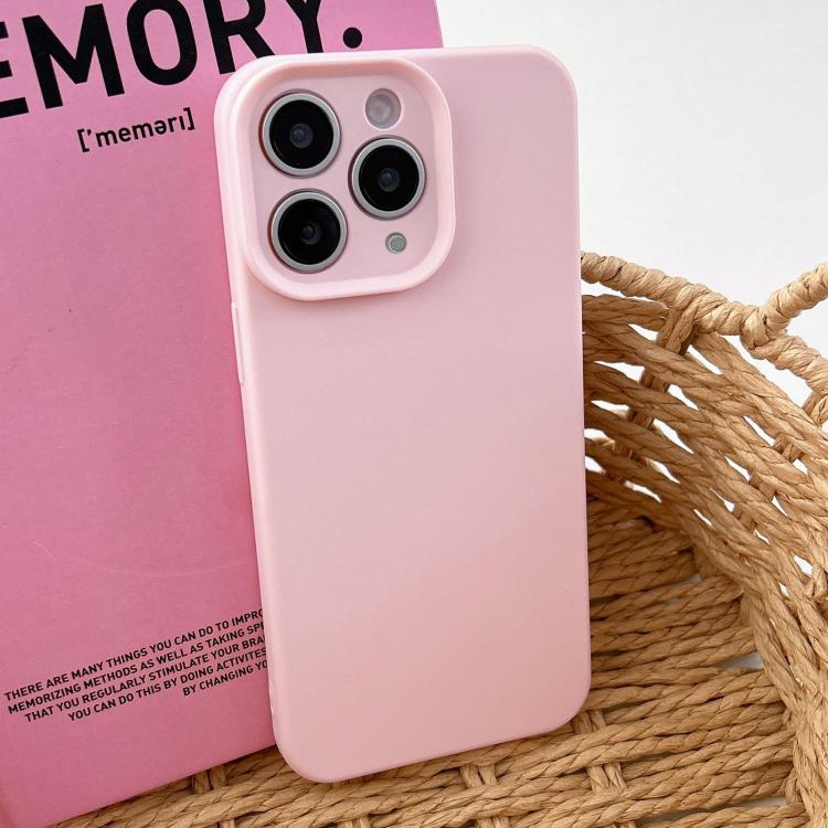 Precision Hole Camera Frame Solid Color Phone Case