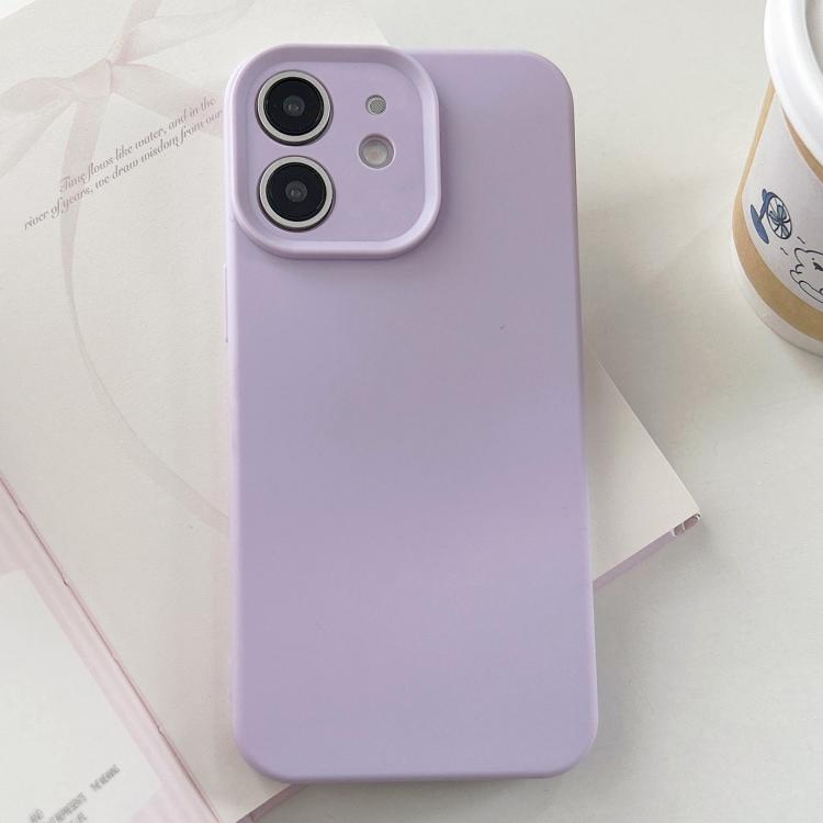 Precision Hole Camera Frame Solid Color Phone Case