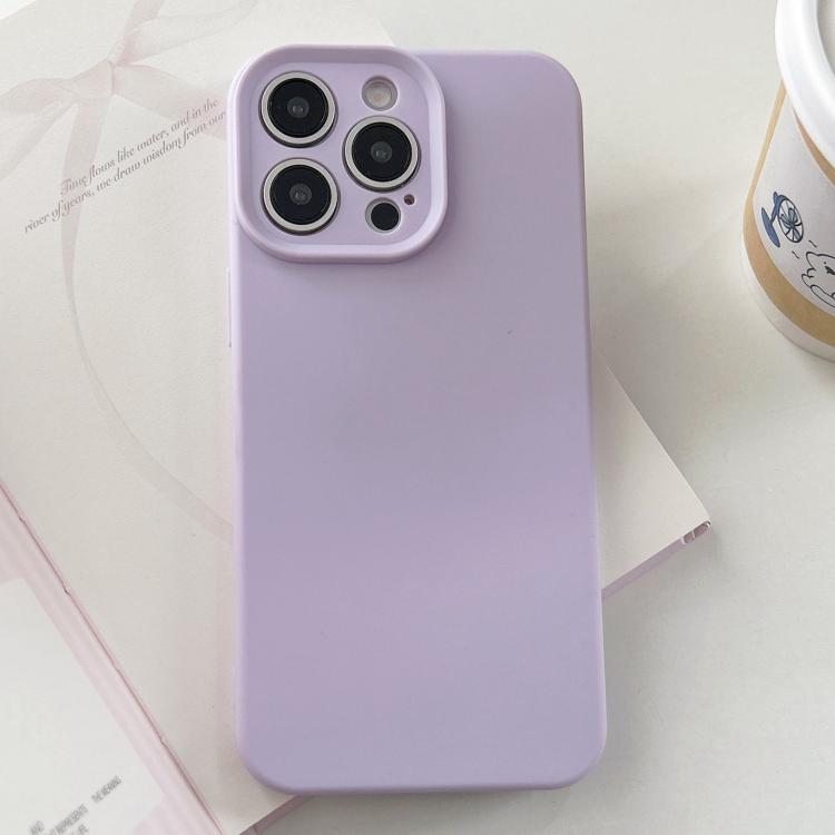 Precision Hole Camera Frame Solid Color Phone Case