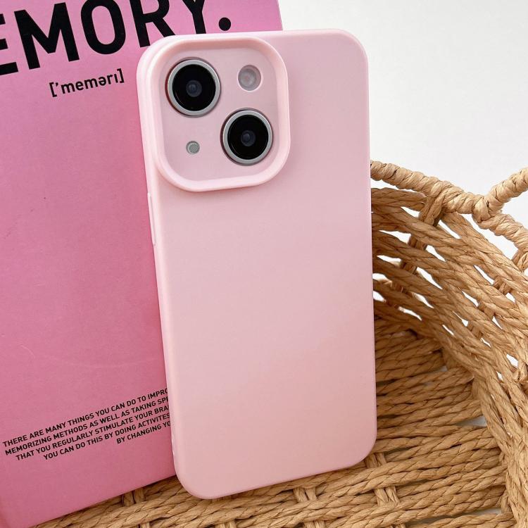 Precision Hole Camera Frame Solid Color Phone Case
