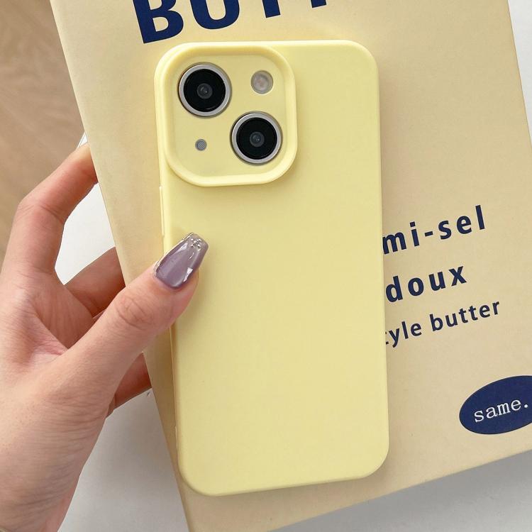 Precision Hole Camera Frame Solid Color Phone Case