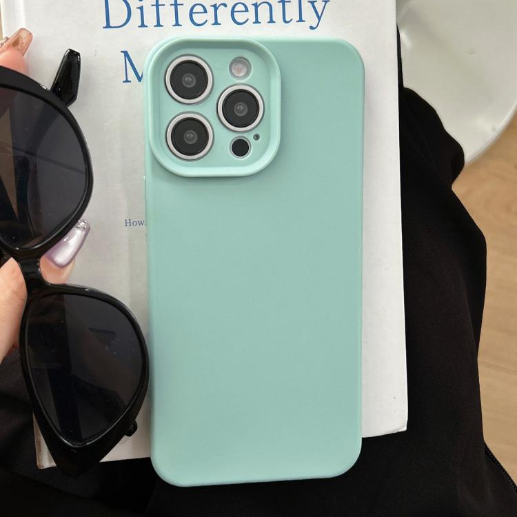 Precision Hole Camera Frame Solid Color Phone Case