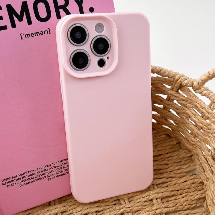 Precision Hole Camera Frame Solid Color Phone Case