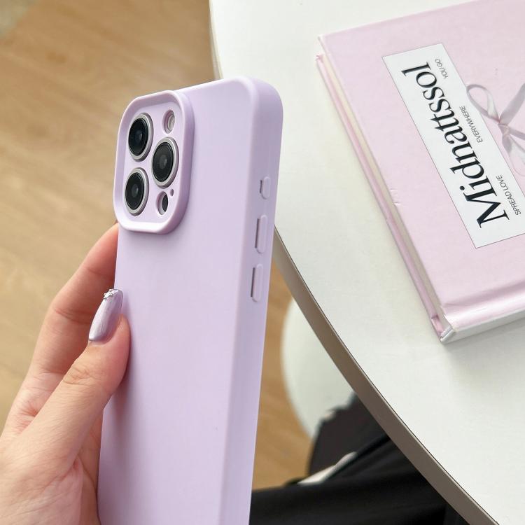 Precision Hole Camera Frame Solid Color Phone Case