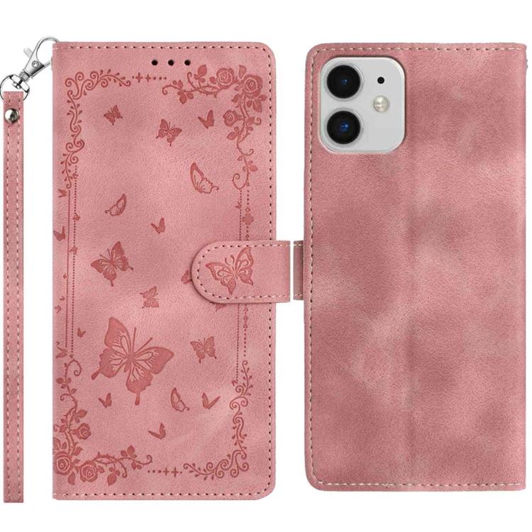 Secret Garden Butterfly Pattern Leather Phone Case