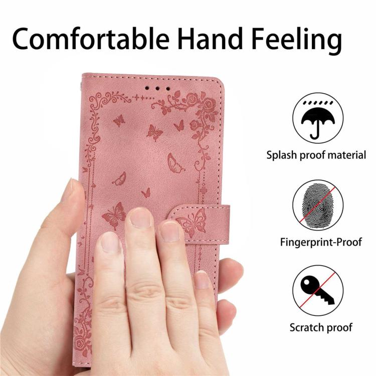 Secret Garden Butterfly Pattern Leather Phone Case