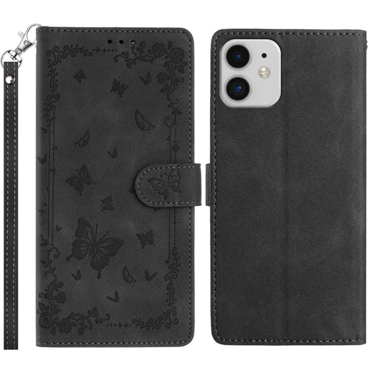 Secret Garden Butterfly Pattern Leather Phone Case