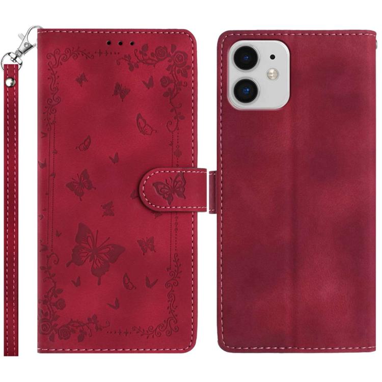 Secret Garden Butterfly Pattern Leather Phone Case